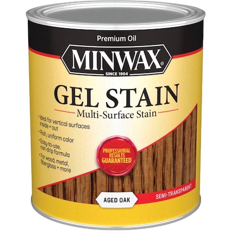 Minwax Gel Stain, Aged Oak, 1 Qt. 66020000